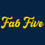 Fab Five Satin Jacket- Navy/ White